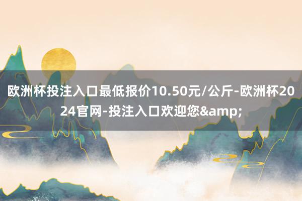 欧洲杯投注入口最低报价10.50元/公斤-欧洲杯2024官网-投注入口欢迎您&